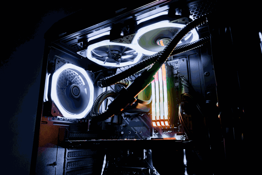 VLAN network hardware with high-performance server cooling